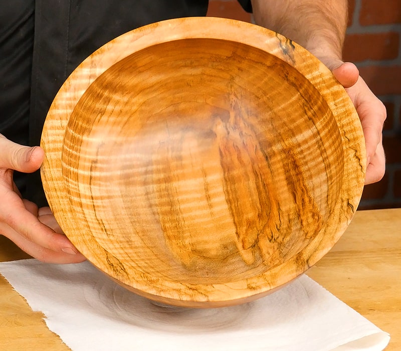 روغن کاری ظروف چوبی
